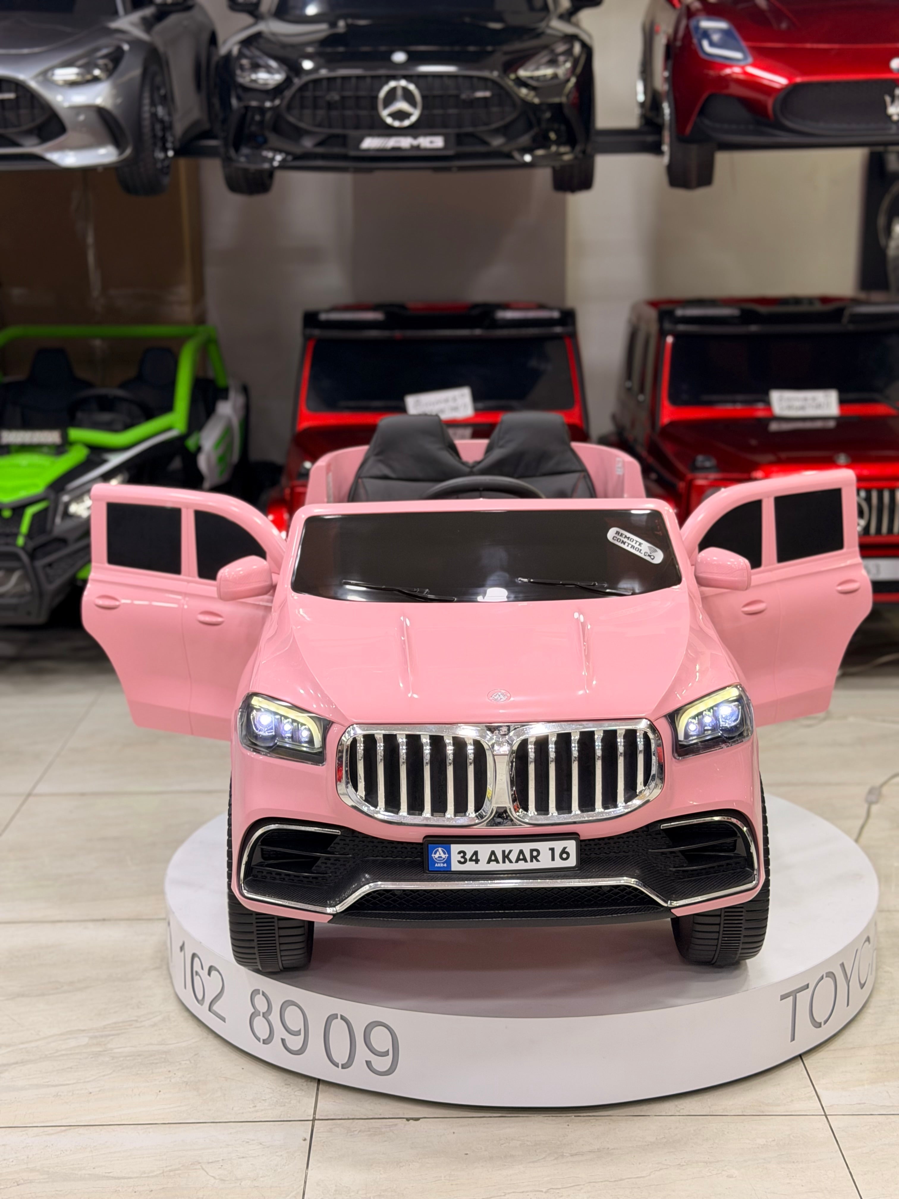 BMW AKÜLÜ ARABA 12W 0-6 YAŞ PEMBE