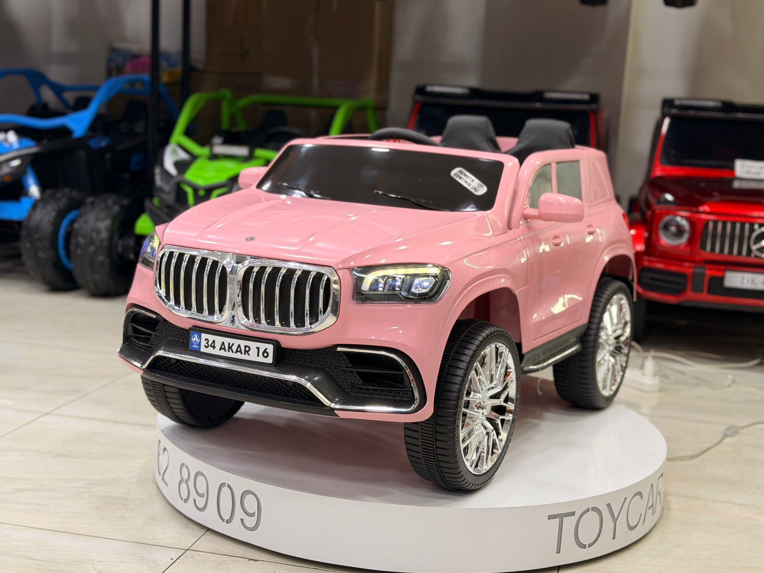 BMW AKÜLÜ ARABA 12W 0-6 YAŞ PEMBE