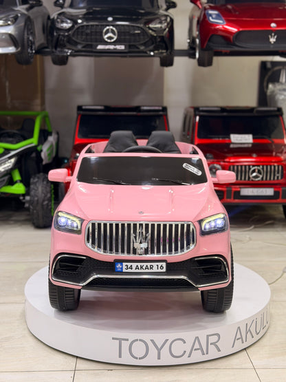 MASERATİ AKÜLÜ ARABA 12W 0-6 YAŞ PEMBE