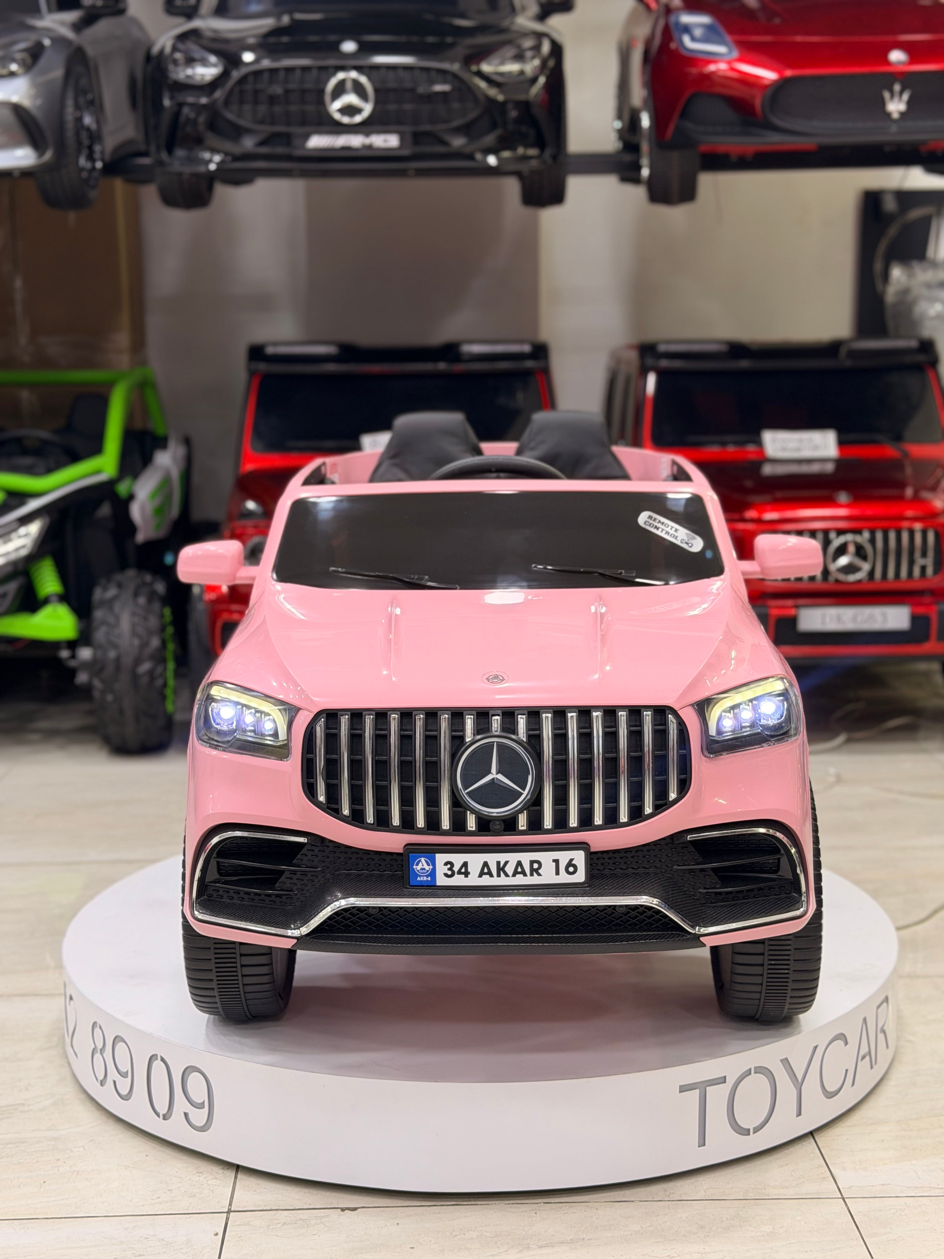 MERCEDES AKÜLÜ ARABA 12W 0-6 YAŞ PEMBE