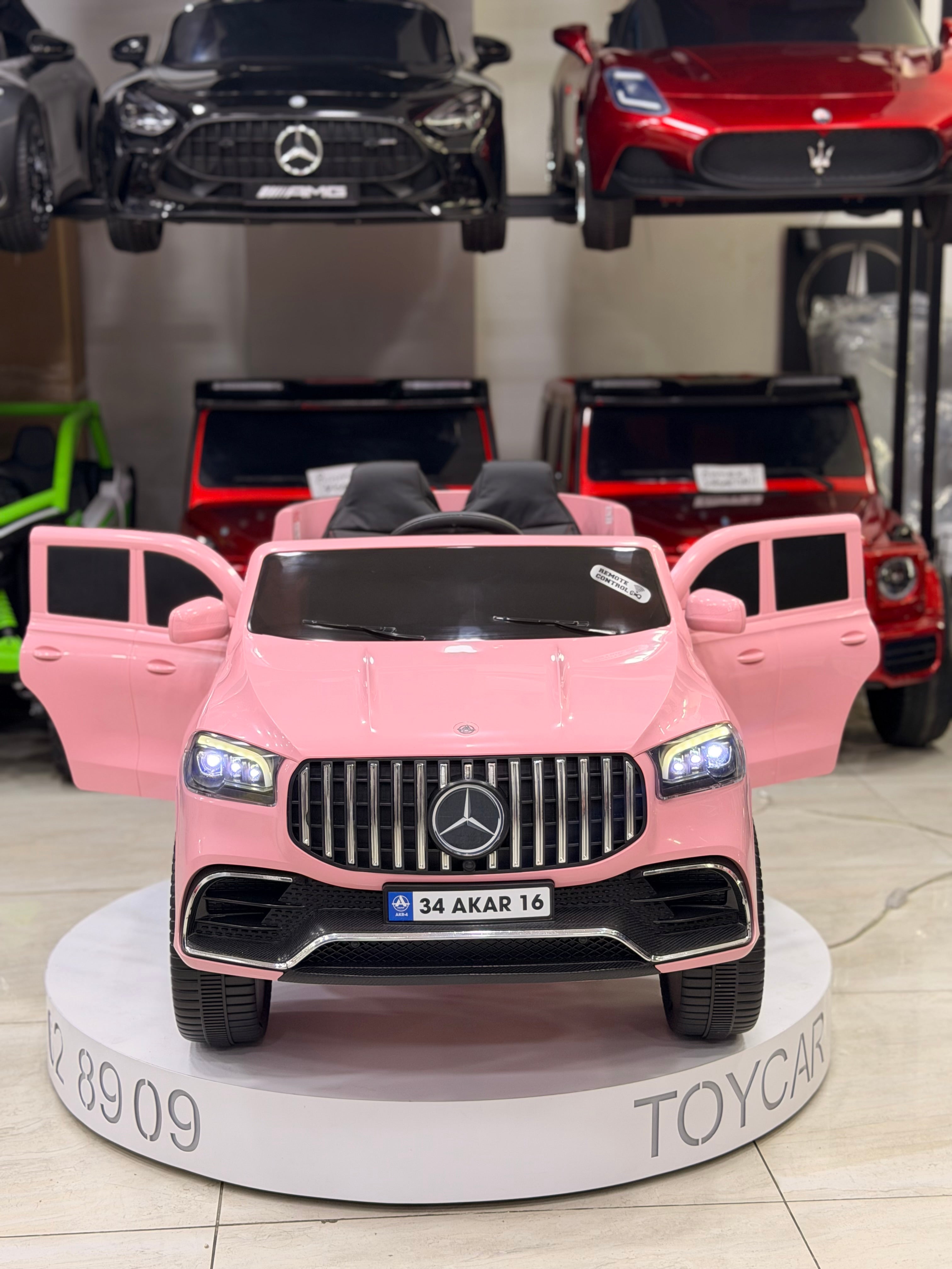 MERCEDES AKÜLÜ ARABA 12W 0-6 YAŞ PEMBE