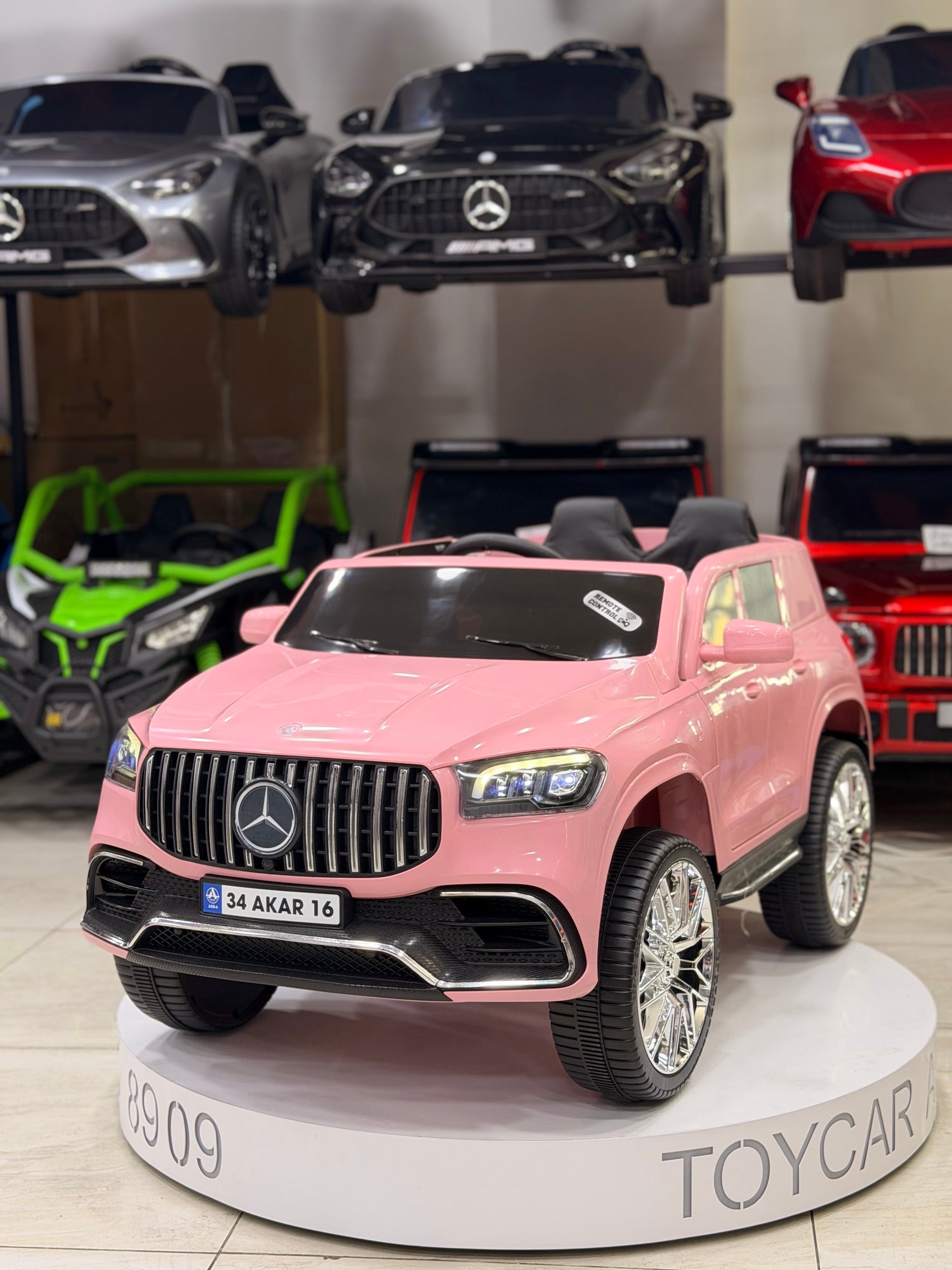 MERCEDES AKÜLÜ ARABA 12W 0-6 YAŞ PEMBE