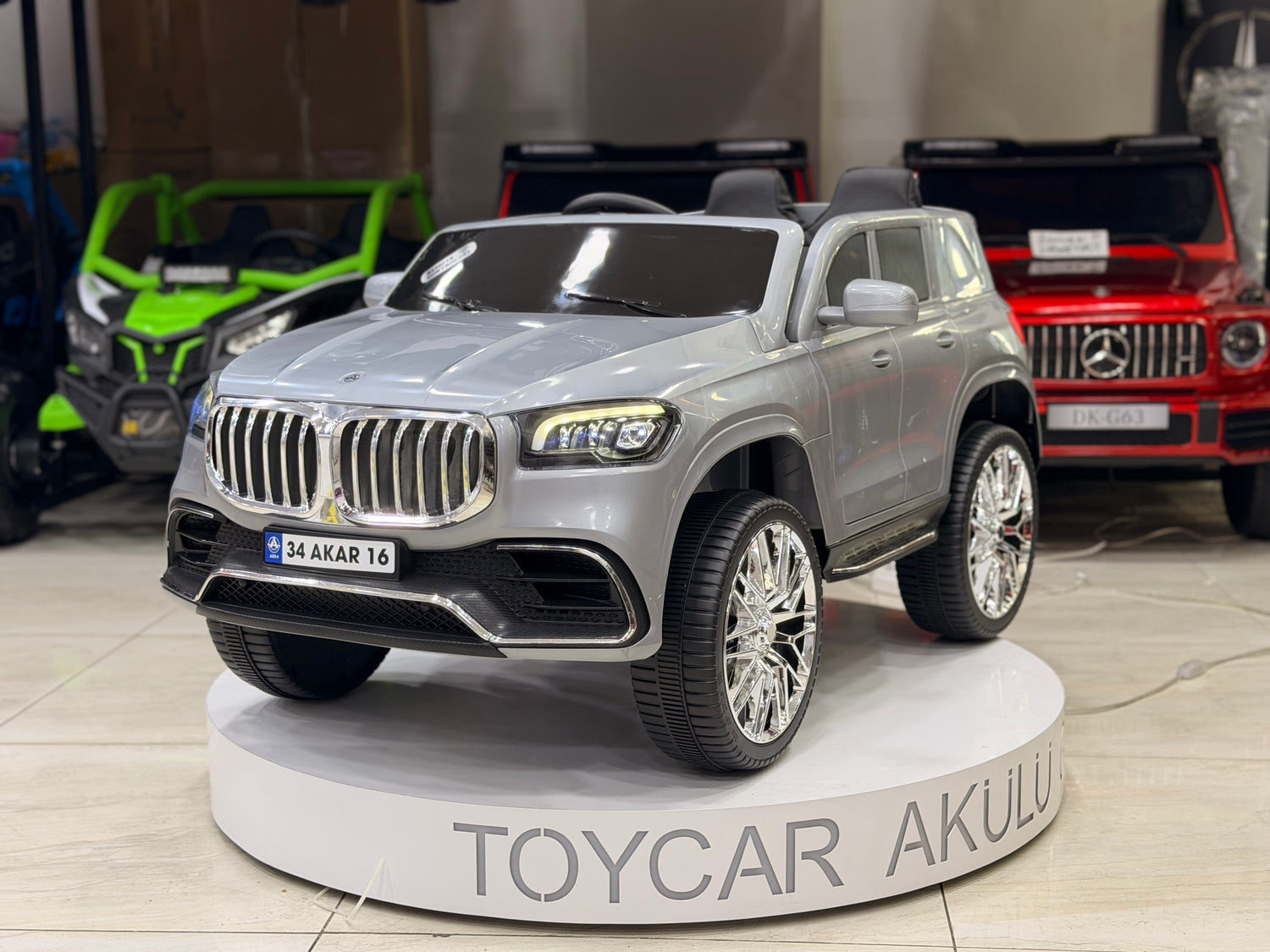 BMW AKÜLÜ ARABA 12W 0-6 YAŞ GRİ