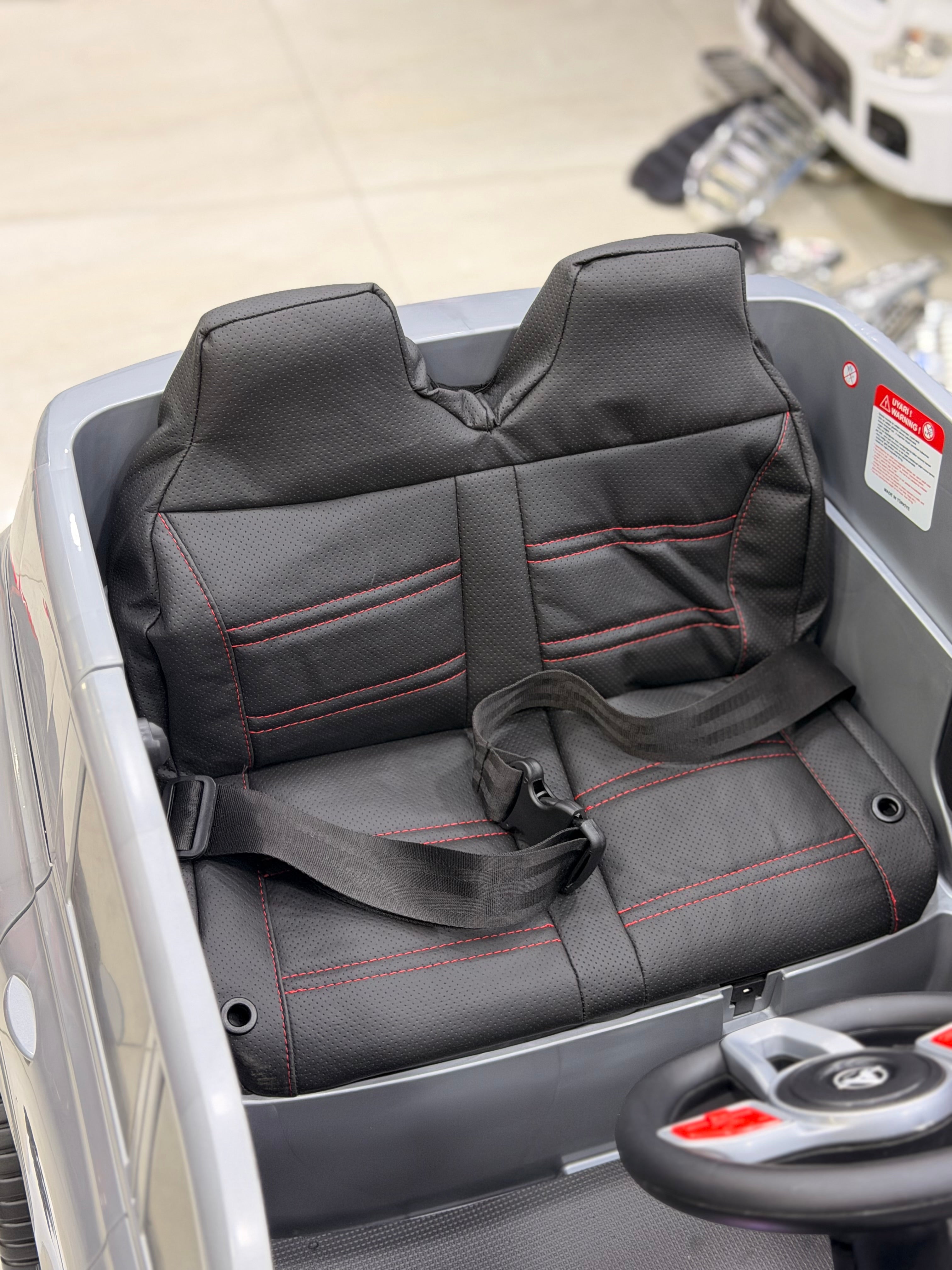BMW AKÜLÜ ARABA 12W 0-6 YAŞ GRİ