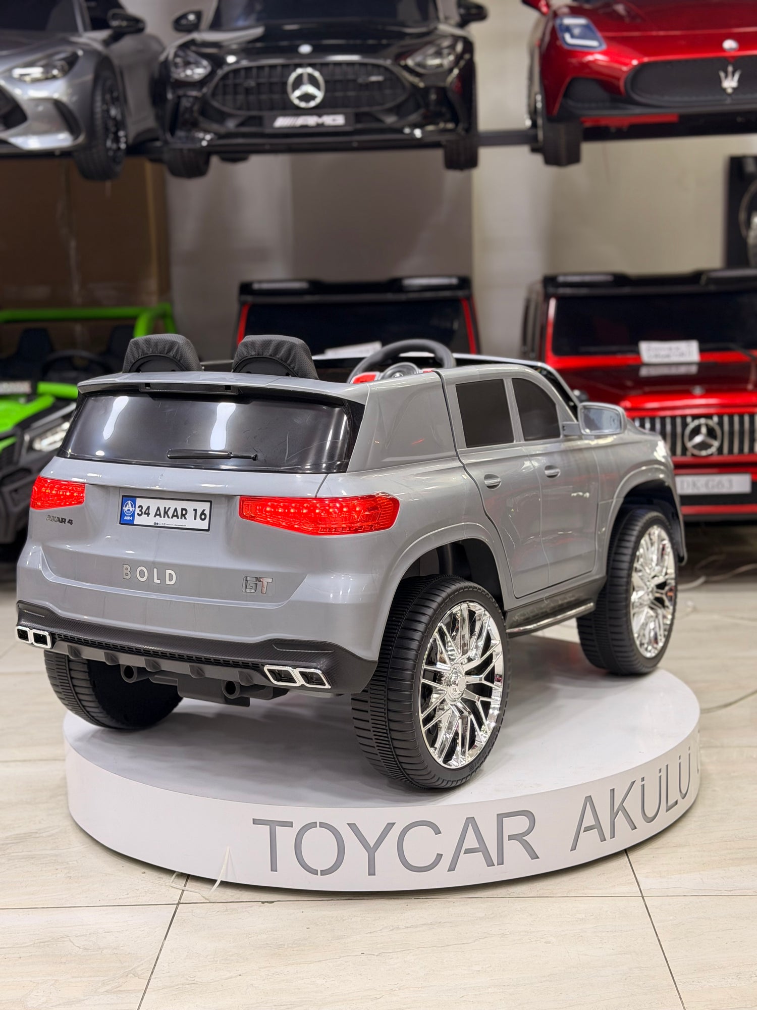 AUDİ AKÜLÜ ARABA 0-6 YAŞ GRİ