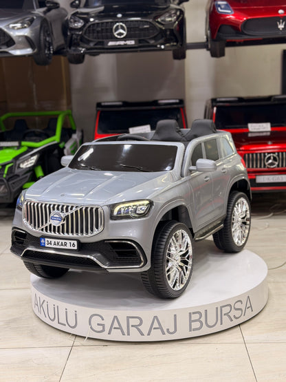 VOLVO AKÜLÜ ARABA 12W 0-6 YAŞ GRİ