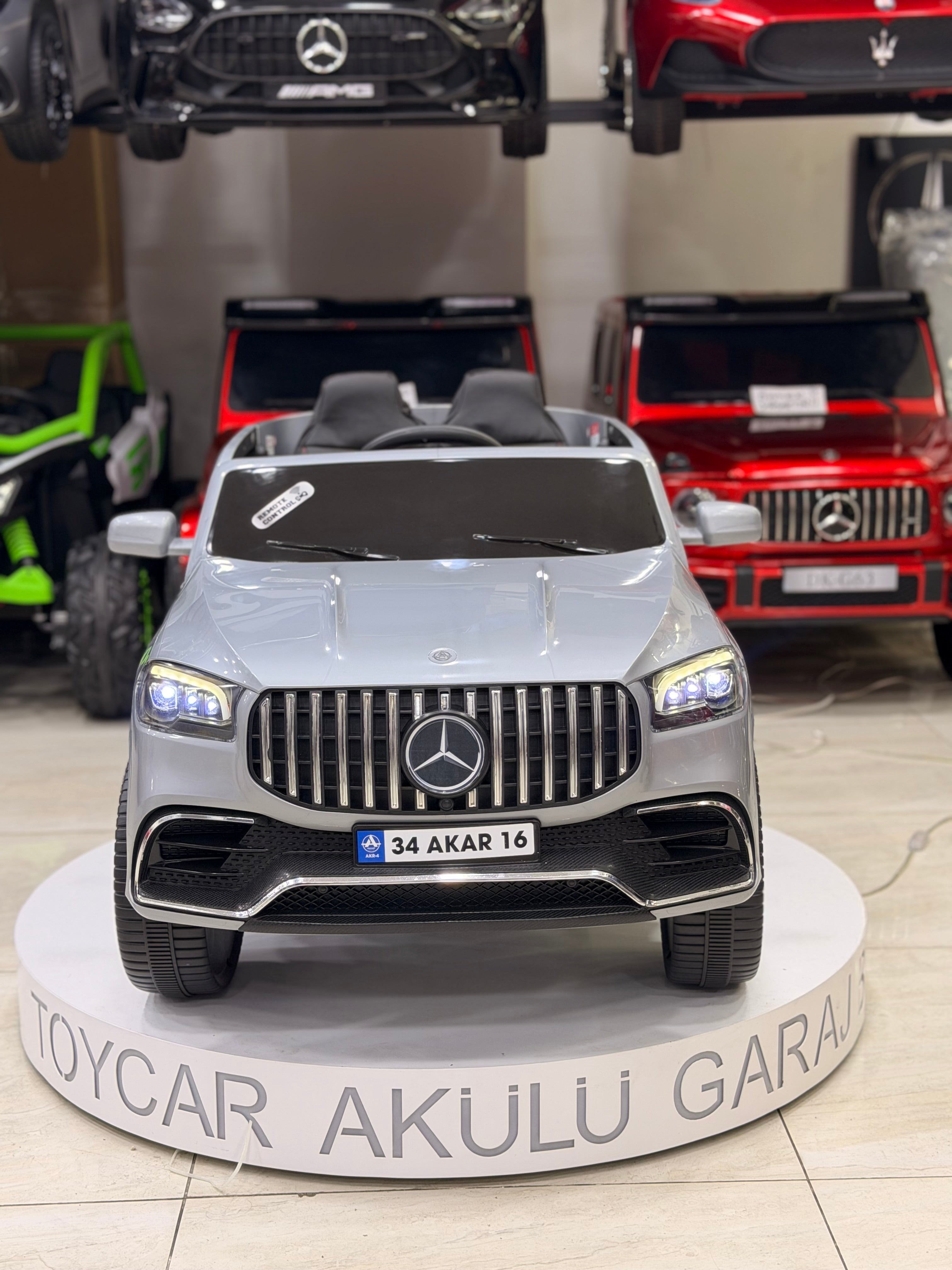 MERCEDES AKÜLÜ ARABA 12W 0-6 YAŞ GRİ