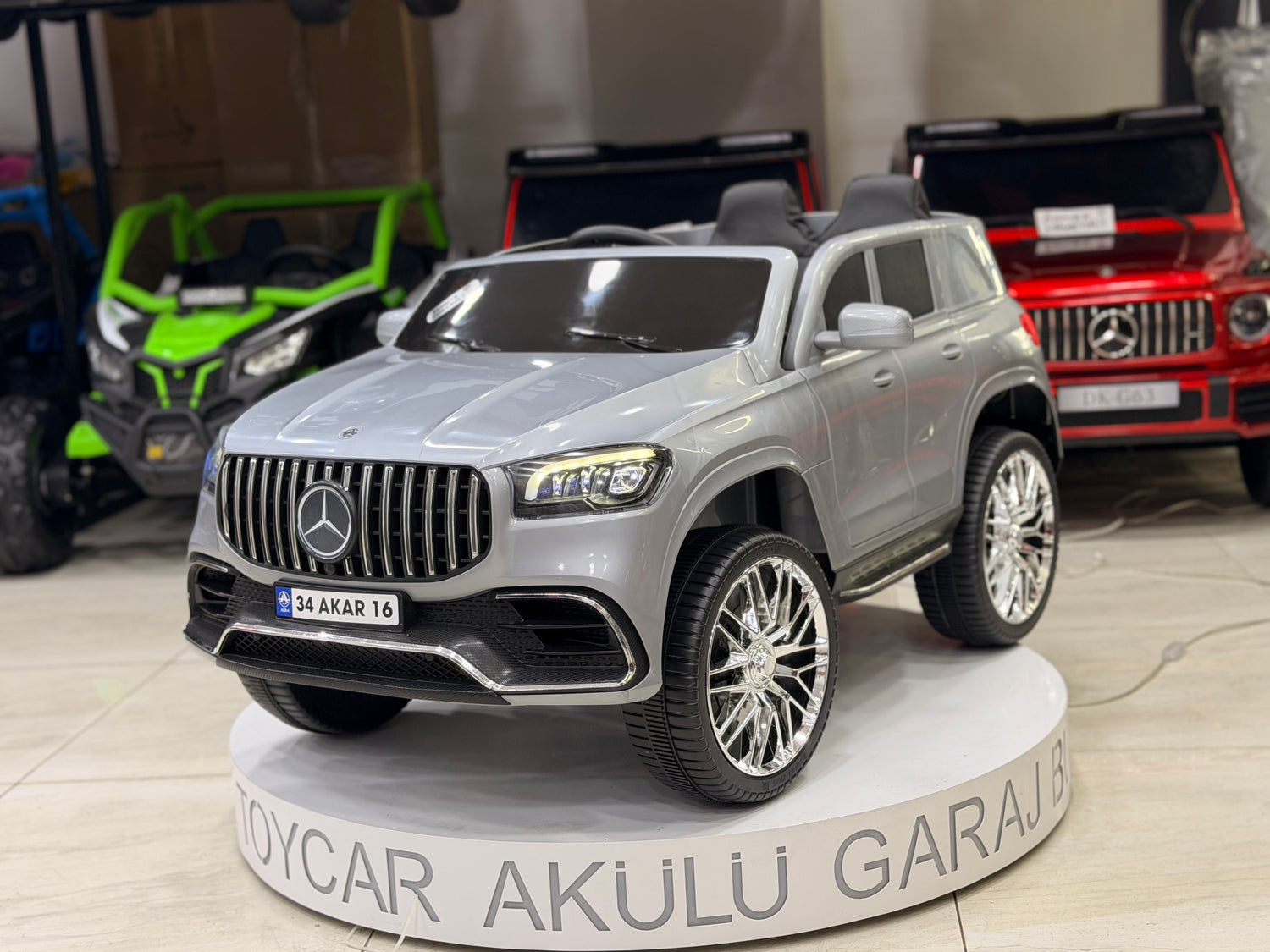 MERCEDES AKÜLÜ ARABA 12W 0-6 YAŞ GRİ