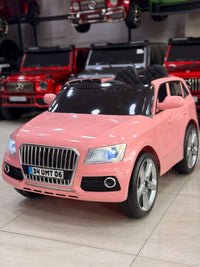 AUDİ AKÜLÜ ARABA 12W 0-6 YAŞ PEMBE
