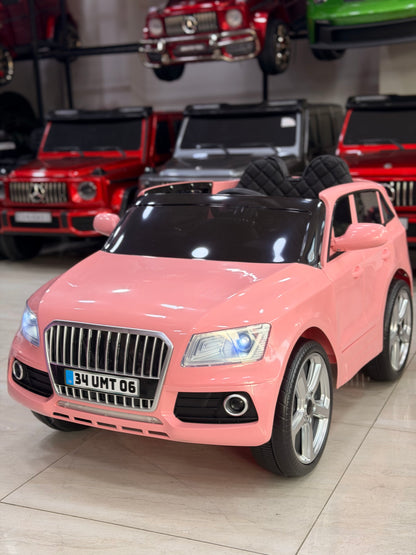 AUDİ AKÜLÜ ARABA 12W 0-6 YAŞ PEMBE