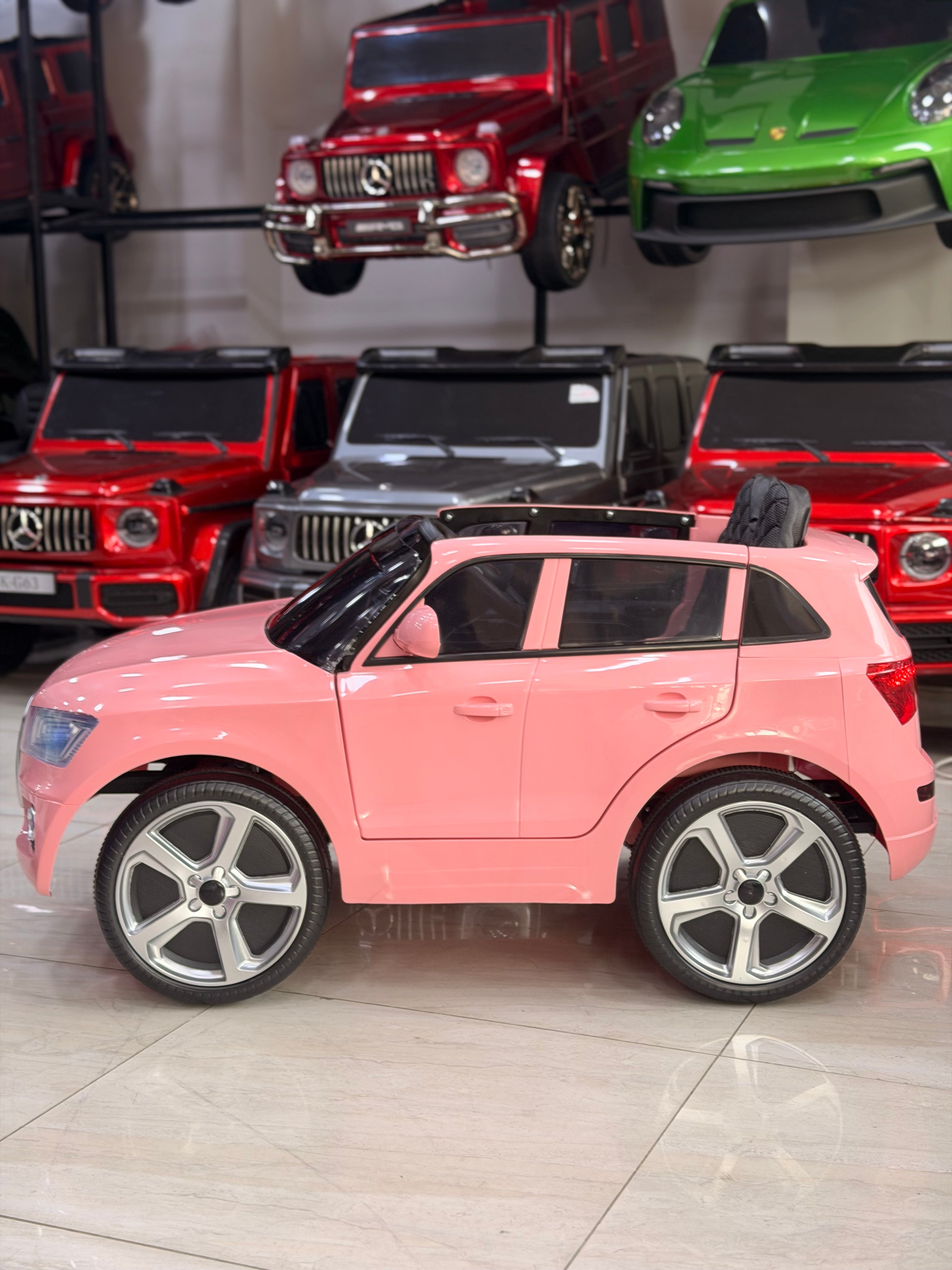 AUDİ AKÜLÜ ARABA 12W 0-6 YAŞ PEMBE