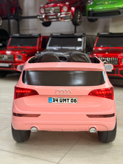 AUDİ AKÜLÜ ARABA 12W 0-6 YAŞ PEMBE