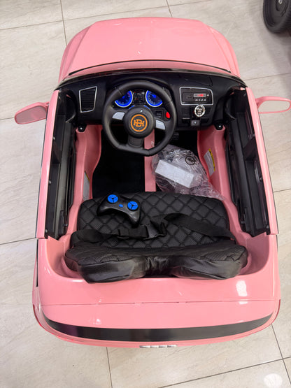 AUDİ AKÜLÜ ARABA 12W 0-6 YAŞ PEMBE