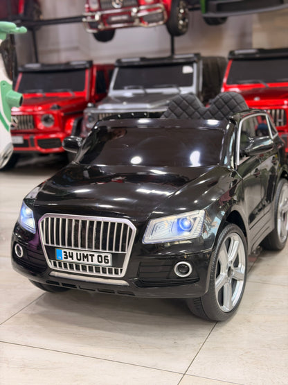 AUDİ AKÜLÜ ARABA 12W 0-6 YAŞ SİYAH