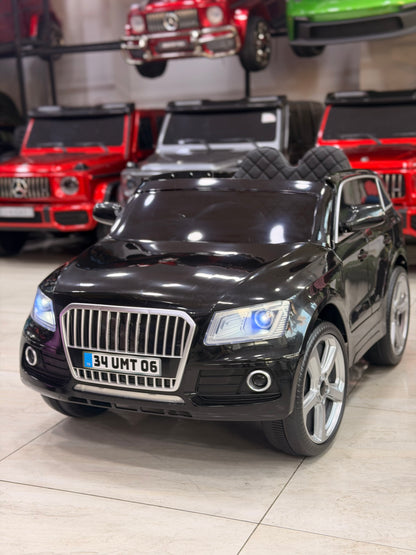 AUDİ AKÜLÜ ARABA 12W 0-6 YAŞ SİYAH