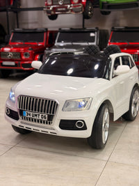 AUDİ AKÜLÜ ARABA 12W 0-6 YAŞ BEYAZ