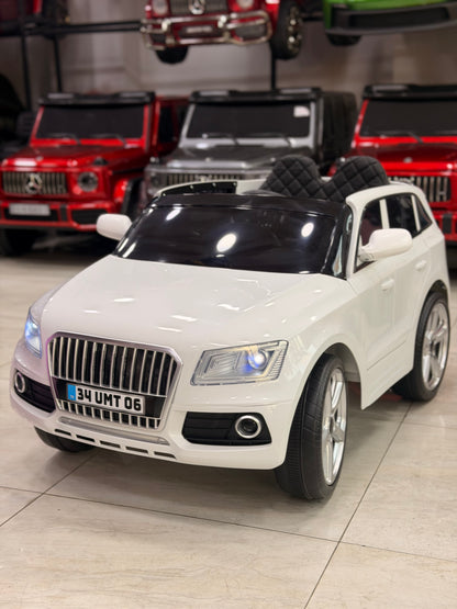 AUDİ AKÜLÜ ARABA 12W 0-6 YAŞ BEYAZ