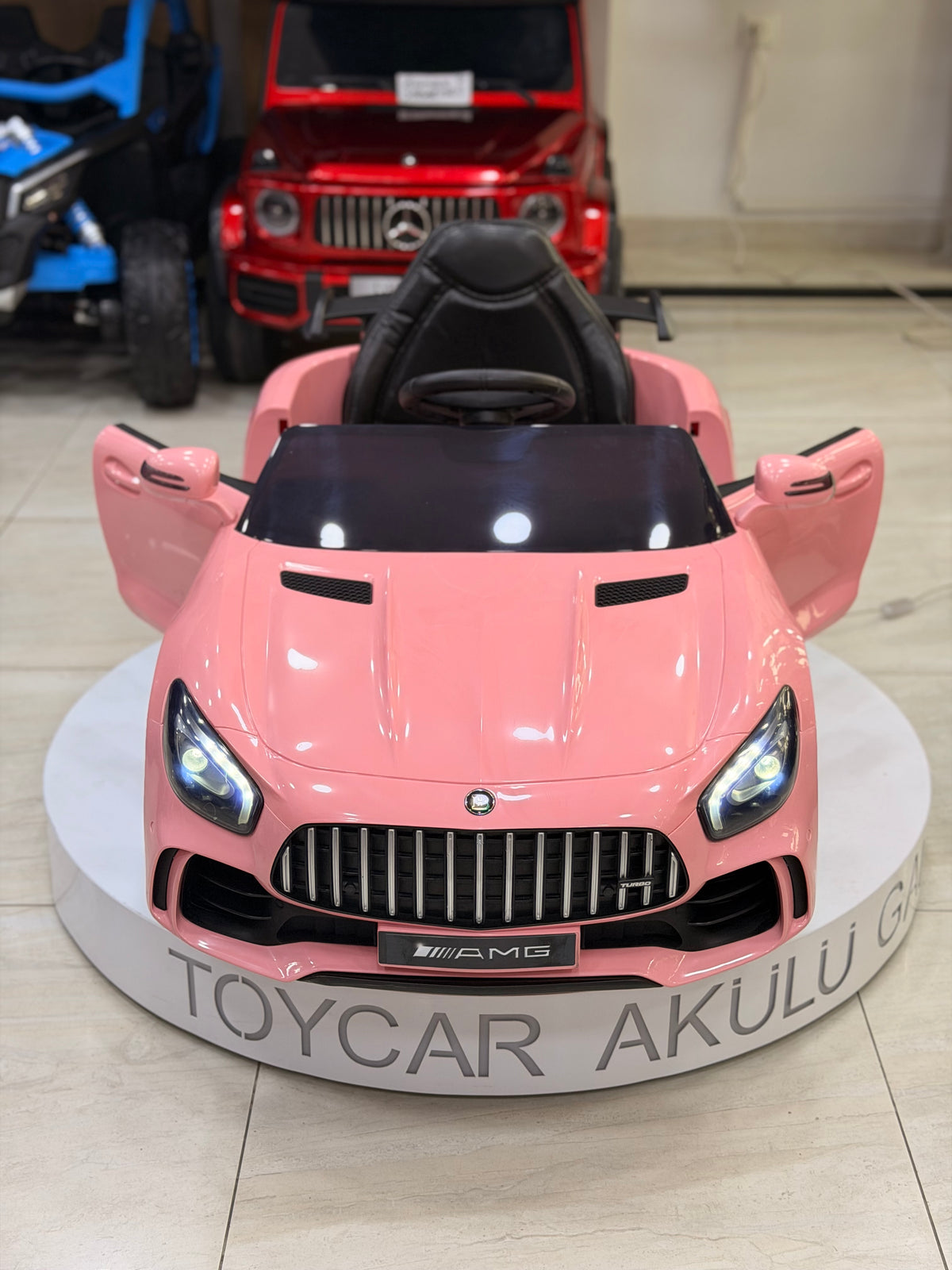 MERCEDES AKÜLÜ ARABA 12W 0-6 YAŞ PEMBE