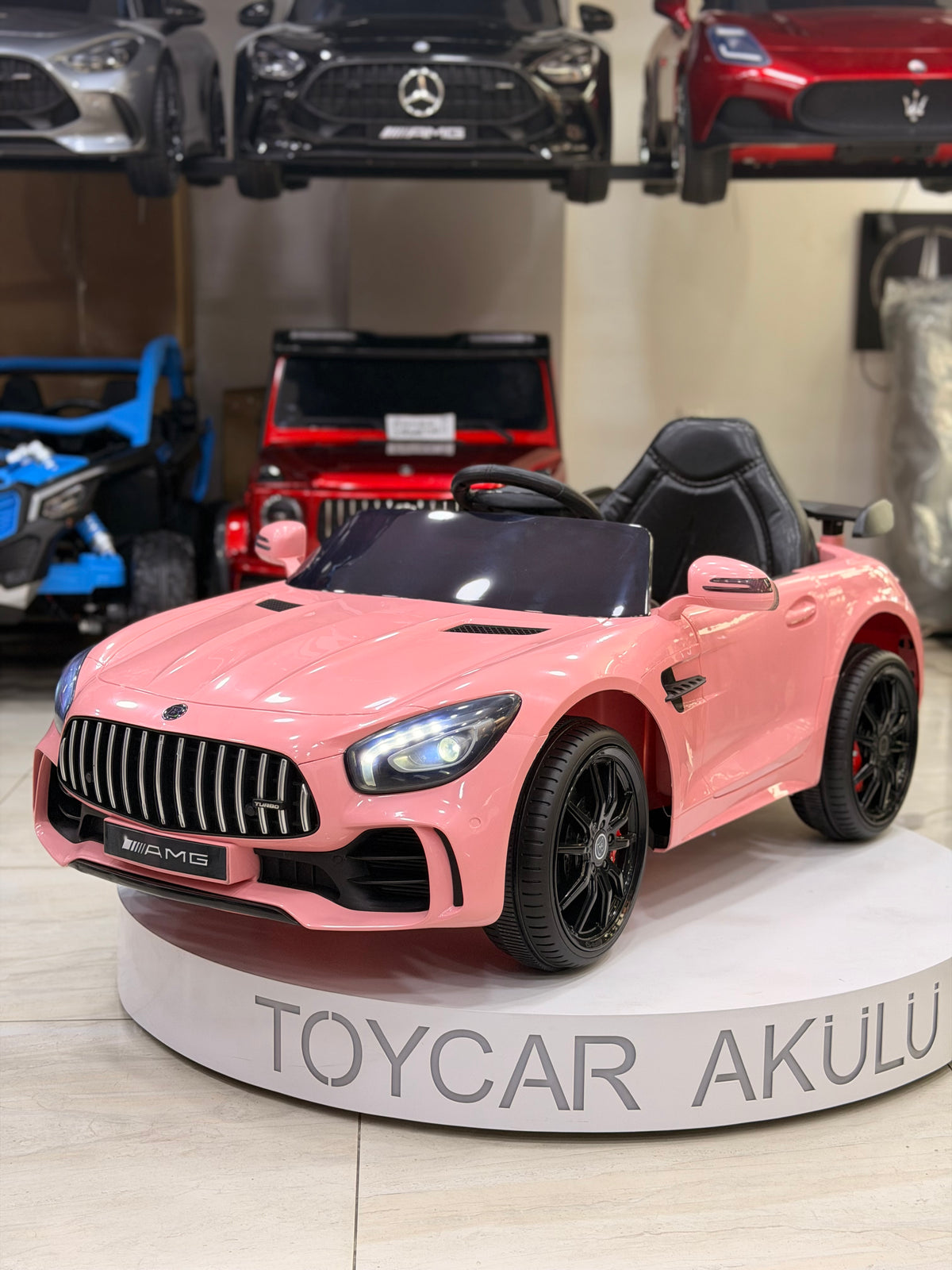 MERCEDES AKÜLÜ ARABA 12W 0-6 YAŞ PEMBE