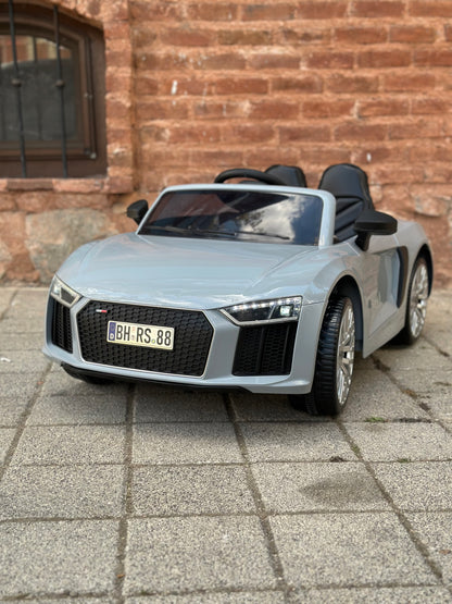 AUDİ AKÜLÜ ARABA 12W 0-6 YAŞ GRİ