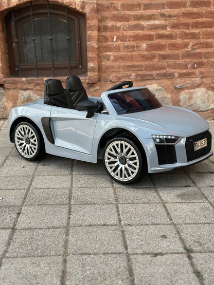 AUDİ AKÜLÜ ARABA 12W 0-6 YAŞ GRİ