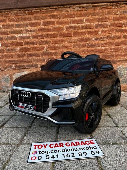 AUDİ AKÜLÜ ARABA 12W 0-6 YAŞ SİYAH