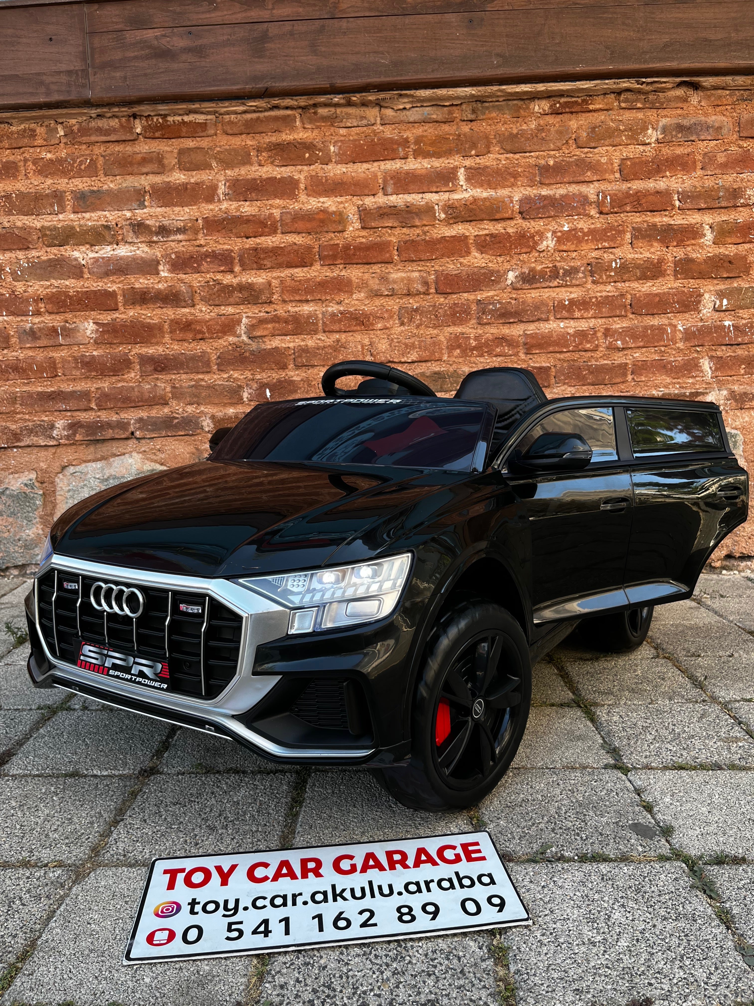 AUDİ AKÜLÜ ARABA 12W 0-6 YAŞ SİYAH