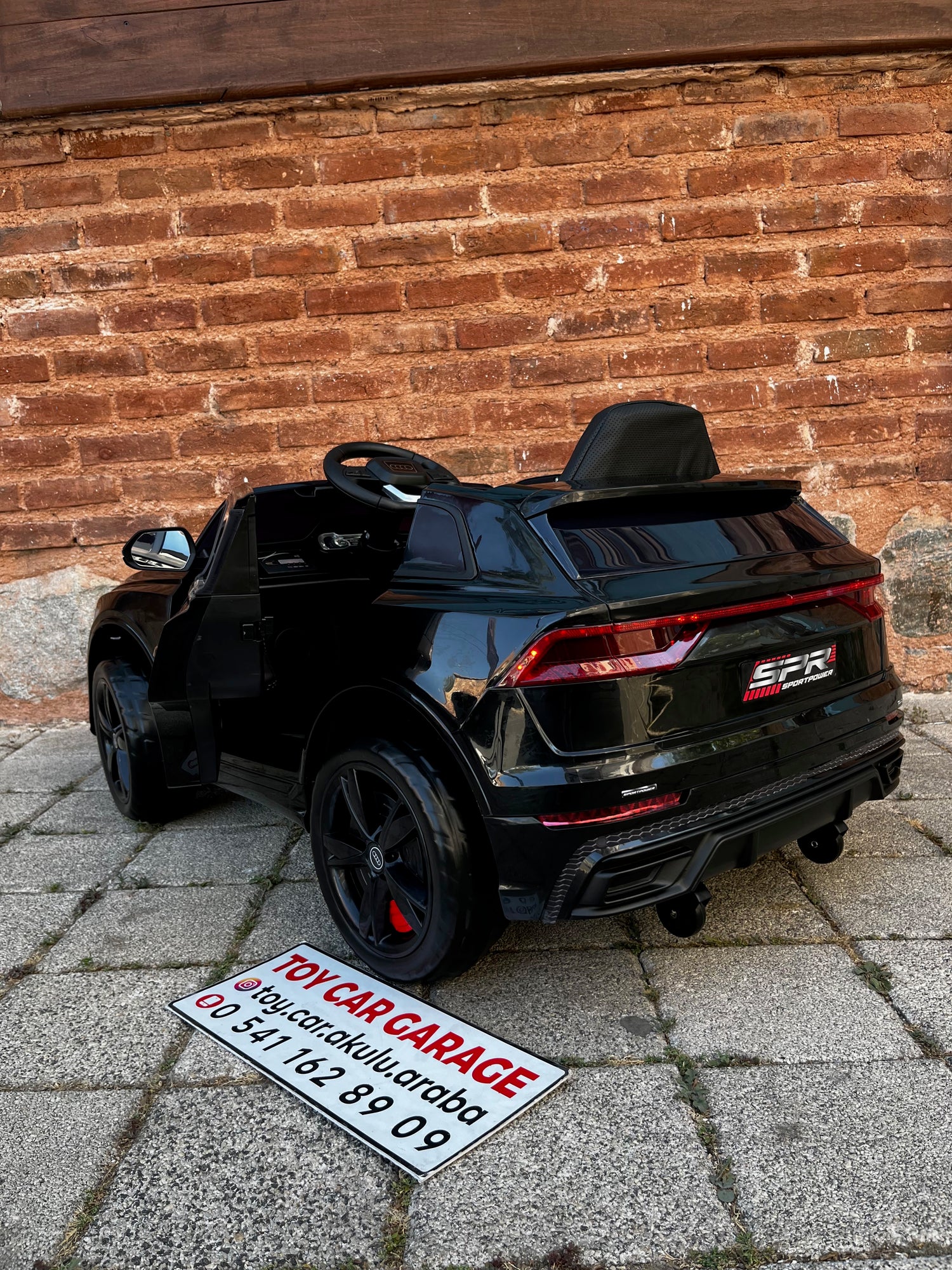 AUDİ AKÜLÜ ARABA 12W 0-6 YAŞ SİYAH
