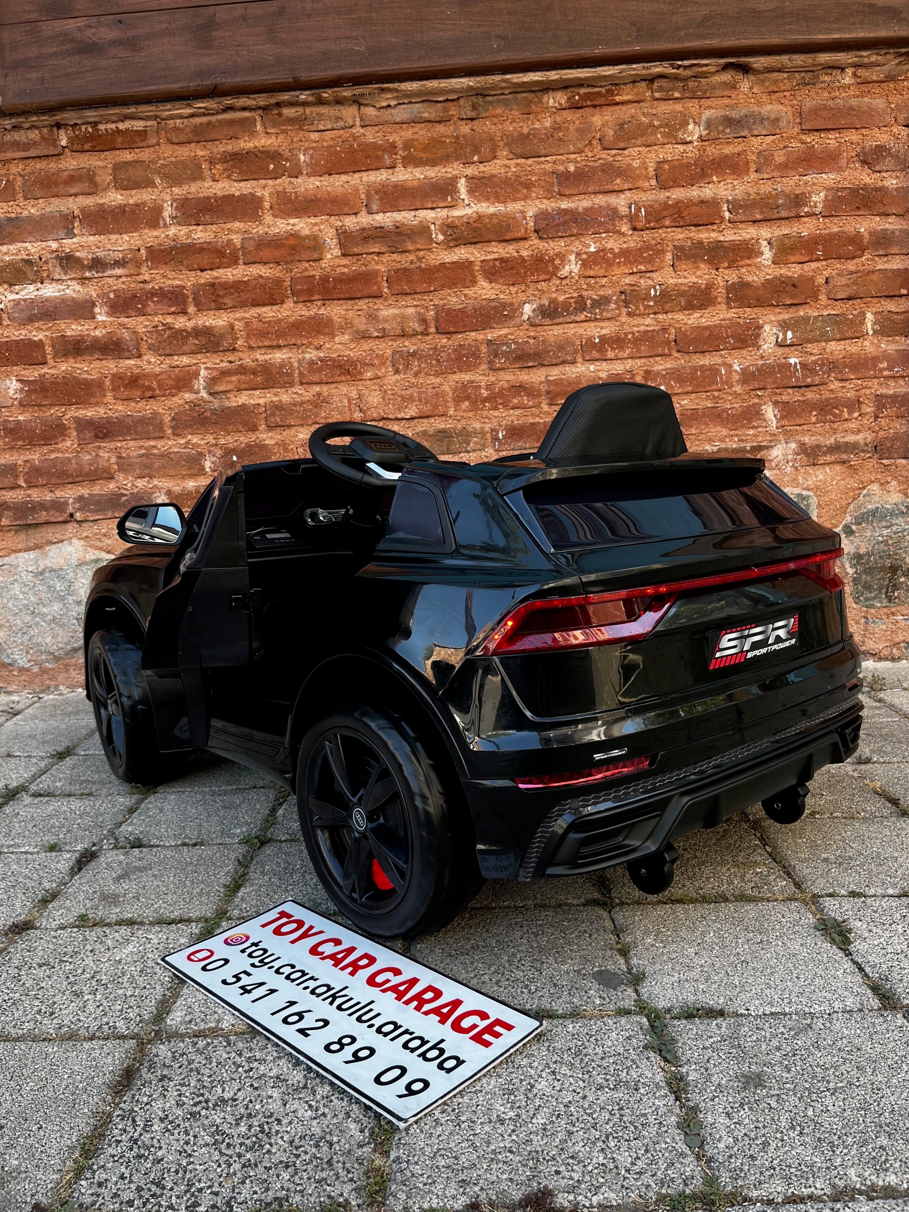 AUDİ AKÜLÜ ARABA 12W 0-6 YAŞ SİYAH