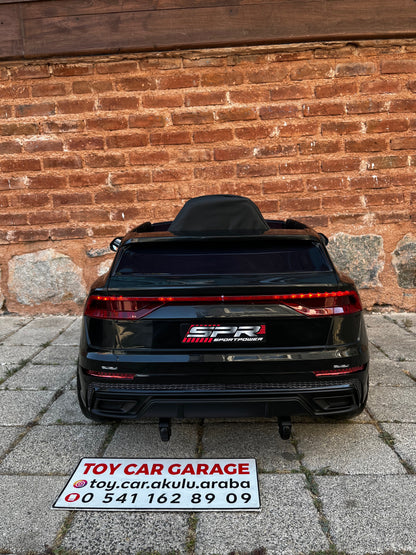 AUDİ AKÜLÜ ARABA 12W 0-6 YAŞ SİYAH
