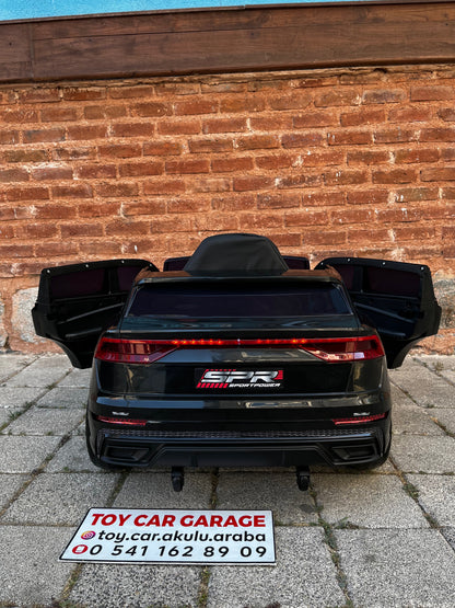AUDİ AKÜLÜ ARABA 12W 0-6 YAŞ SİYAH