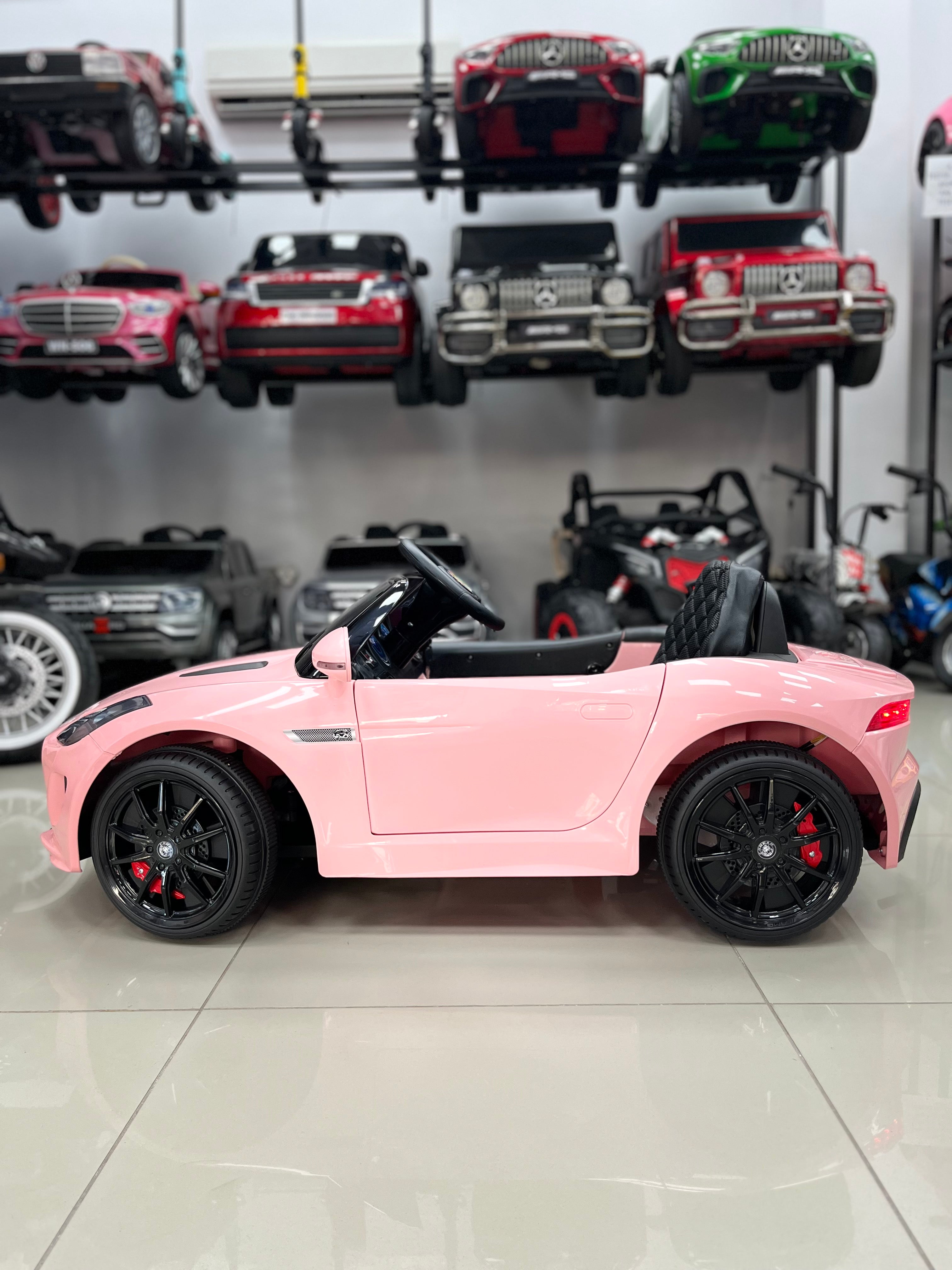 JAGUAR AKÜLÜ ARABA 12W 0-6 YAŞ PEMBE
