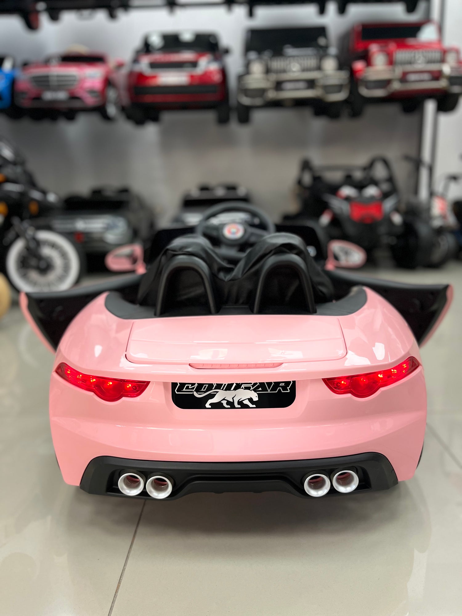 JAGUAR AKÜLÜ ARABA 12W 0-6 YAŞ PEMBE