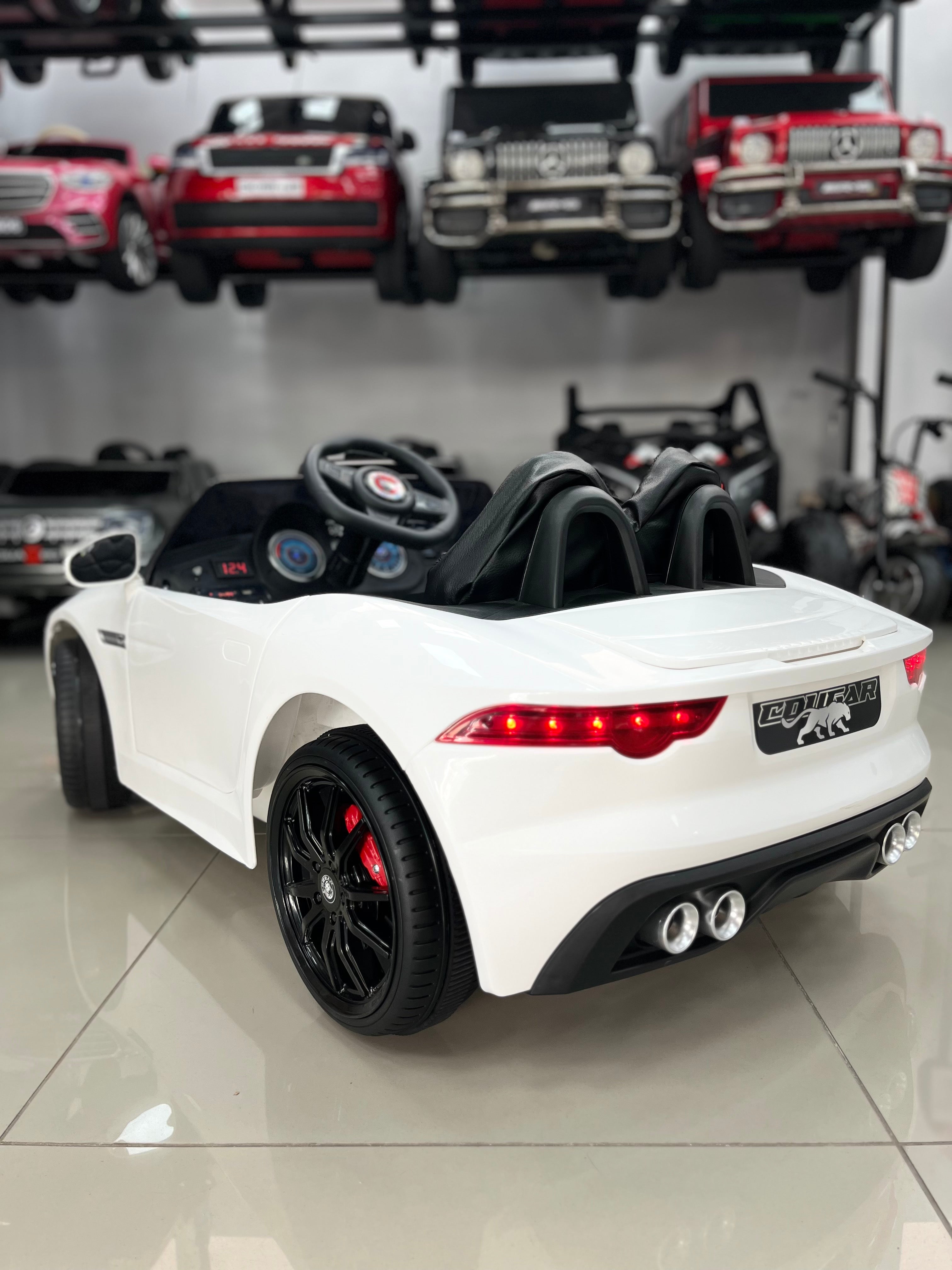 JAGUAR AKÜLÜ ARABA 12W 0-6 YAŞ BEYAZ