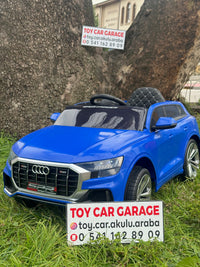AUDİ AKÜLÜ ARABA 12W 0-6 YAŞ MAVİ