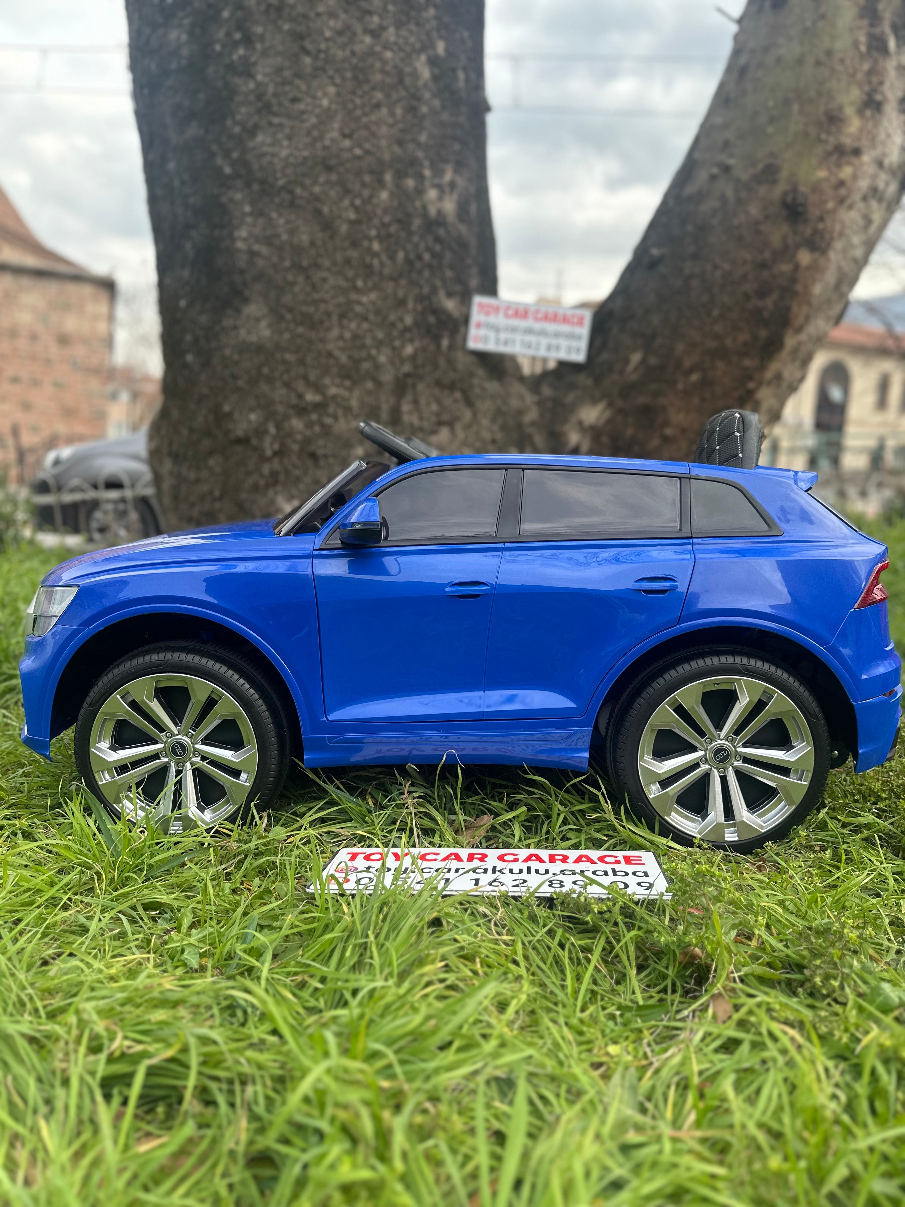 AUDİ AKÜLÜ ARABA 12W 0-6 YAŞ MAVİ