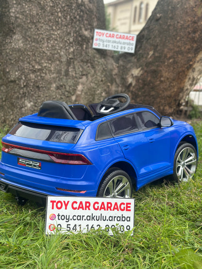 AUDİ AKÜLÜ ARABA 12W 0-6 YAŞ MAVİ