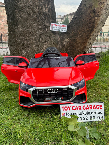 AUDİ AKÜLÜ ARABA 12W 0-6 YAŞ KIRMIZI