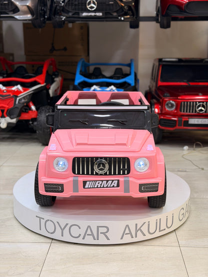 MERCEDES G63 KÜÇÜK BOY PEMBE 12W 0-6 YAŞ