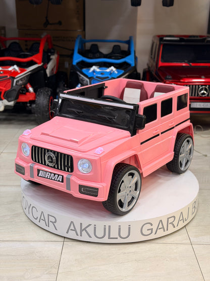 MERCEDES G63 KÜÇÜK BOY PEMBE 12W 0-6 YAŞ