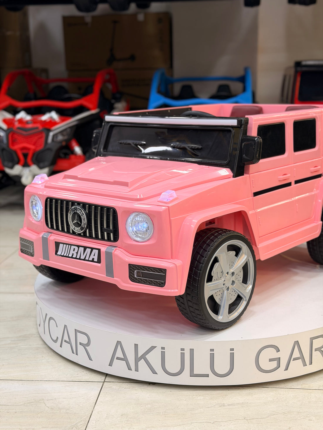 MERCEDES G63 KÜÇÜK BOY PEMBE 12W 0-6 YAŞ