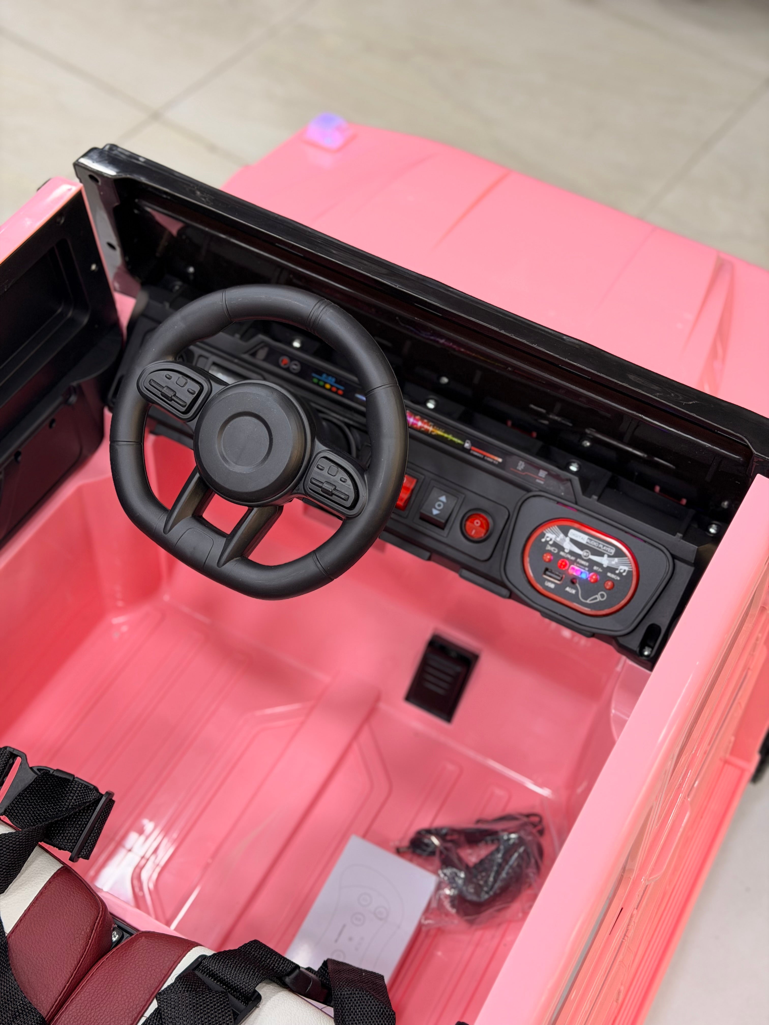 MERCEDES G63 KÜÇÜK BOY PEMBE 12W 0-6 YAŞ