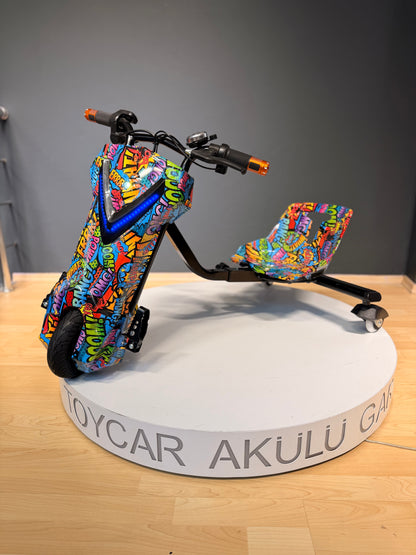 Hoverway 36V 350W Elektrikli Drift Scooter 3 Hızlı 25 Km/H 100 Kg Taşıma Kapasiteli