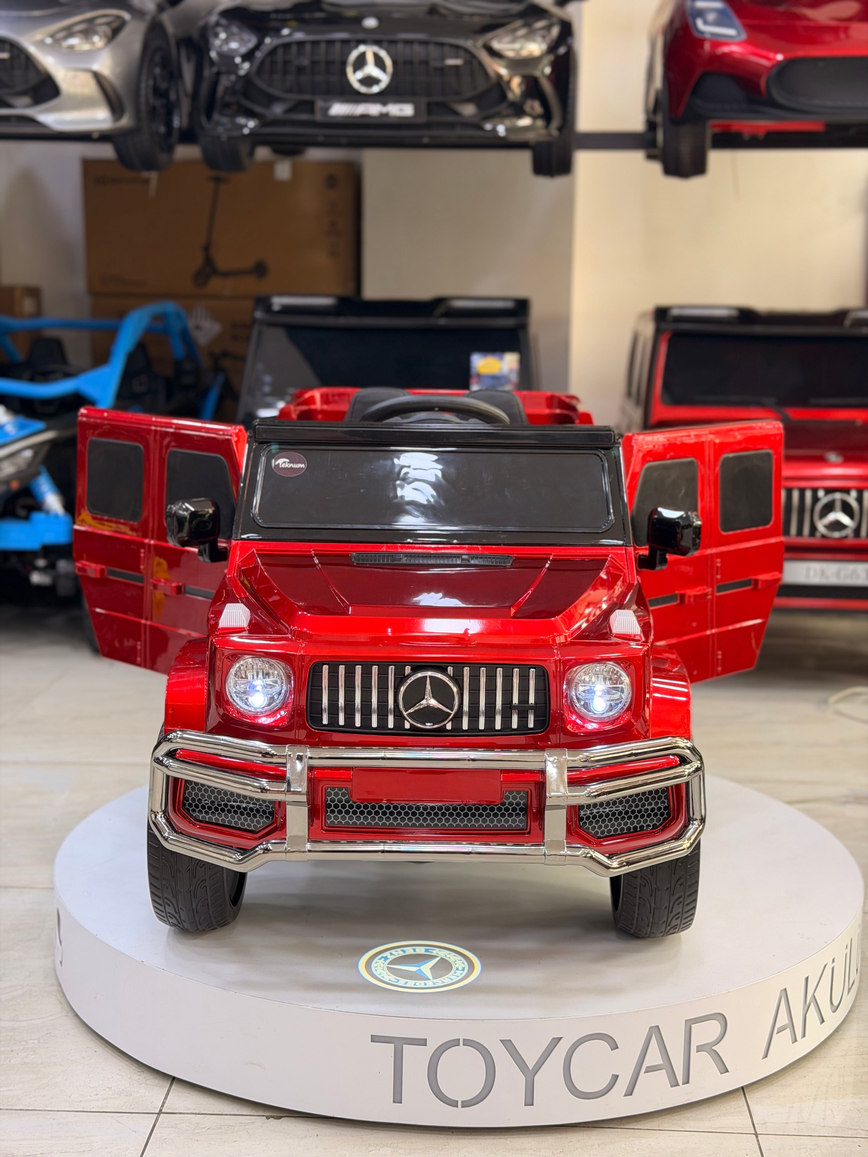 MERCEDES G63 KÜÇÜK BOY 12W 0-6 YAŞ BORDO