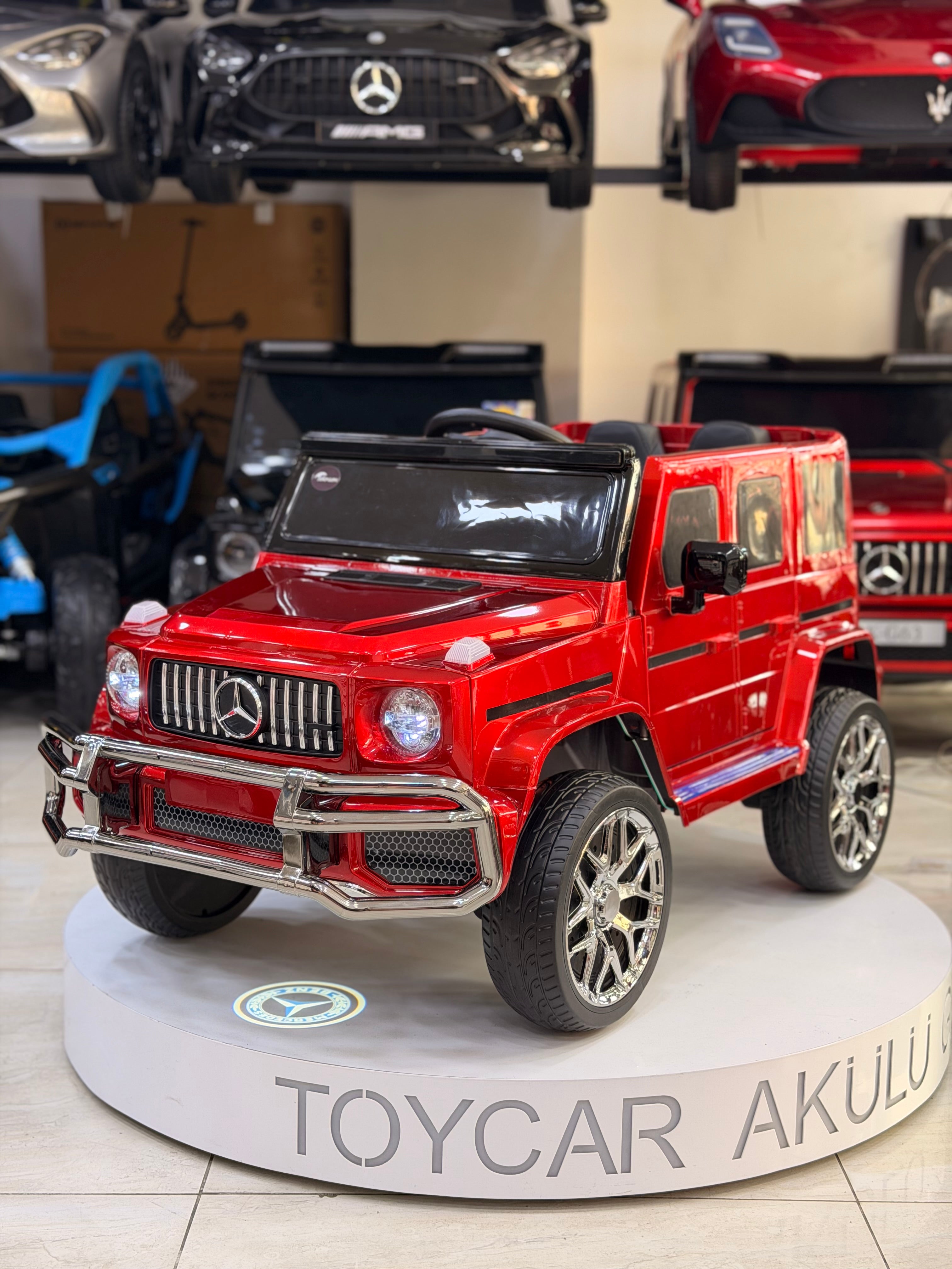MERCEDES G63 KÜÇÜK BOY 12W 0-6 YAŞ BORDO