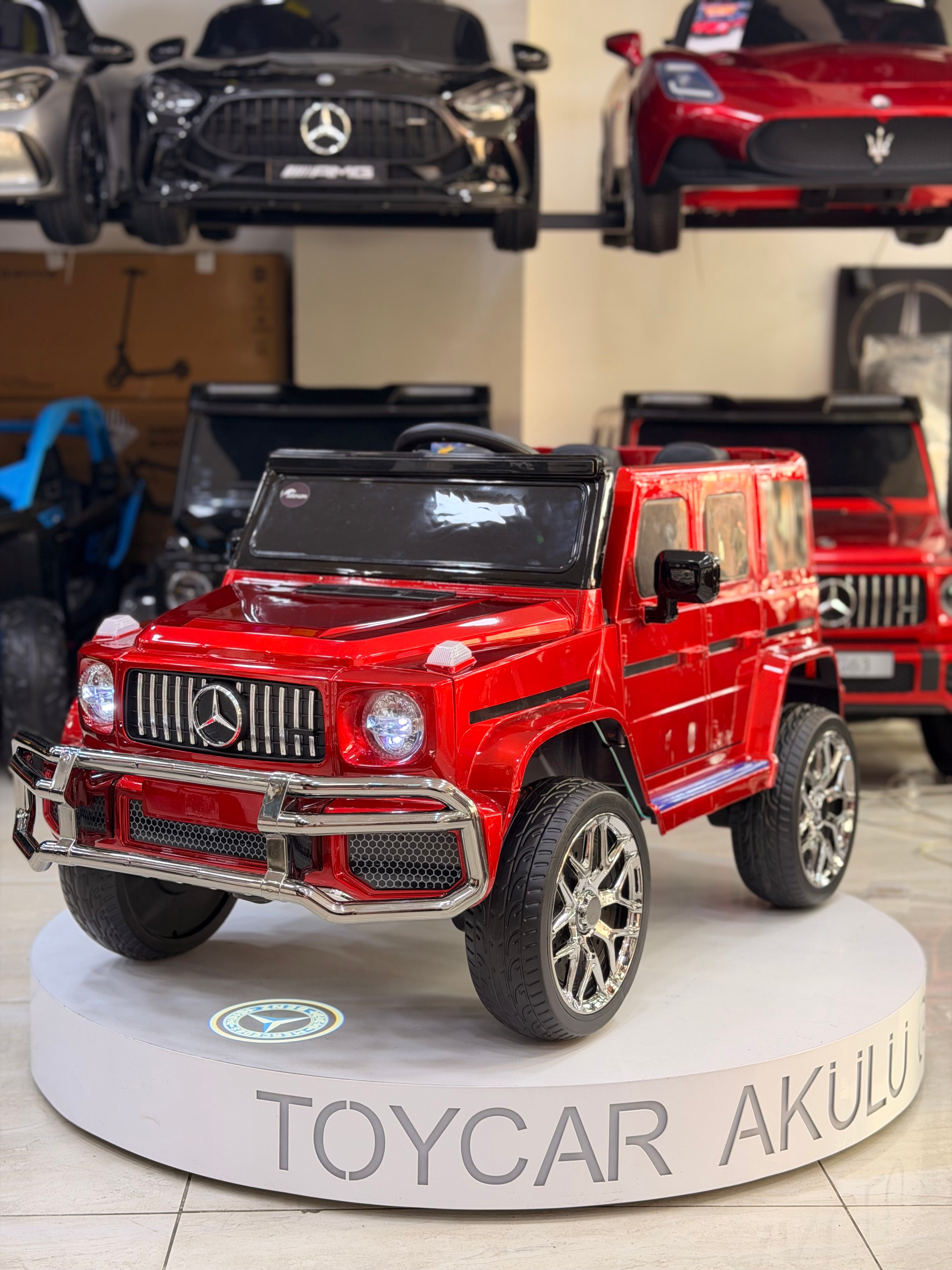 MERCEDES G63 KÜÇÜK BOY 12W 0-6 YAŞ BORDO