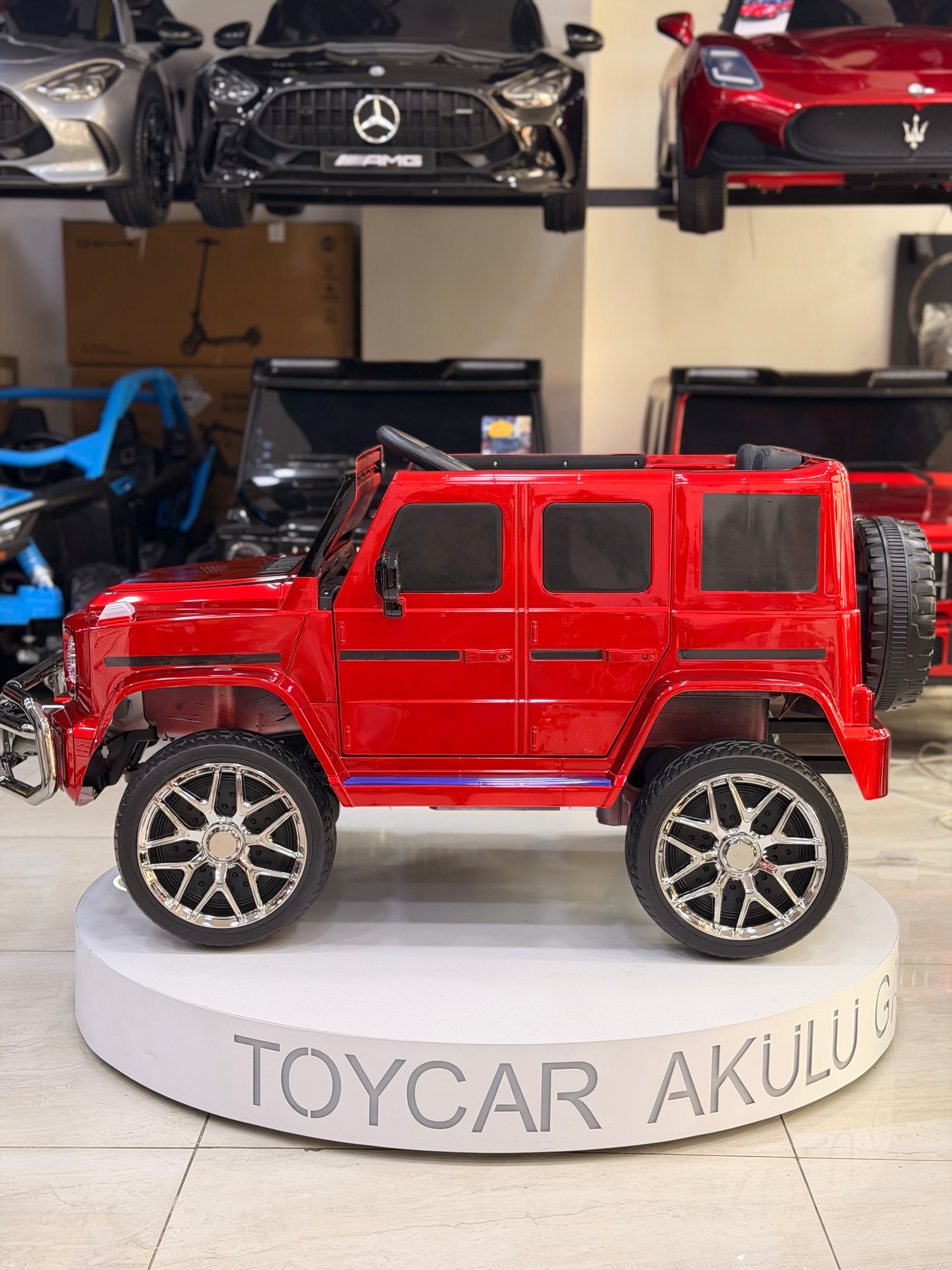 MERCEDES G63 KÜÇÜK BOY 12W 0-6 YAŞ BORDO