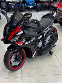 BMW S100RR AKÜLÜ MOTOR 24W 3-9 YAŞ SİYAH