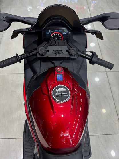 BMW S100RR AKÜLÜ MOTOR 3-9 YAŞ BORDO