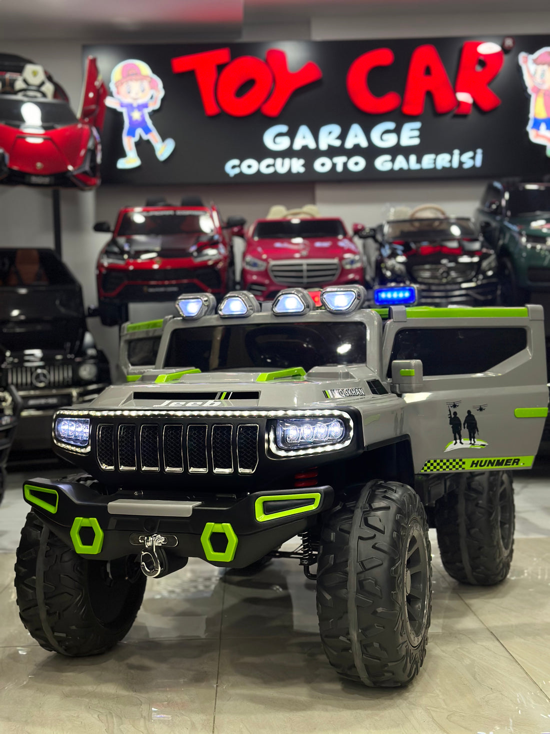 DEV JEEP 24W 4*4 GRİ
